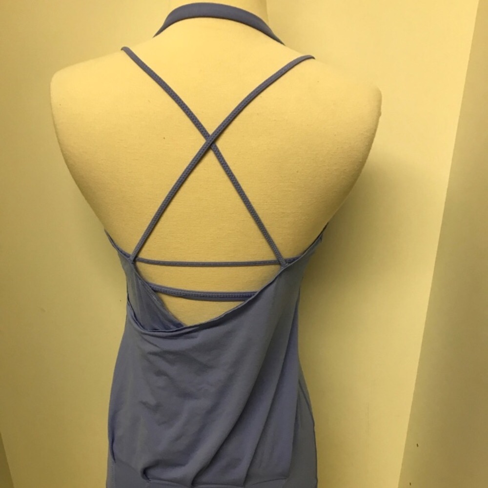 Lululemon periwinkle strappy tank size 2
